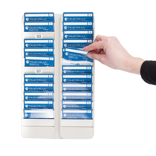 24 Pocket Employee Badge Rack | Durable & Efficient Badge Organizer ...