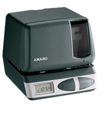 Amano PIX-21 Mobile Time Clock Car Battery Powered