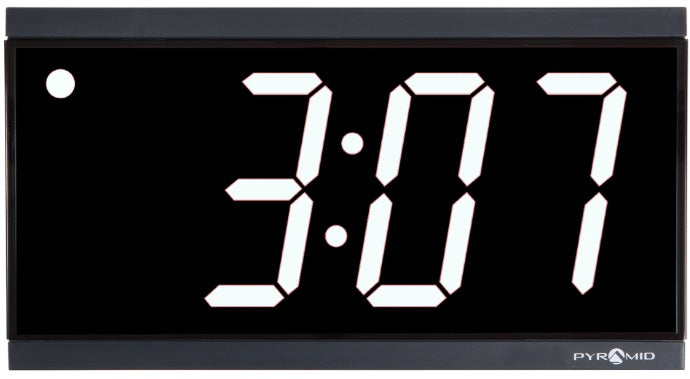 POE IP Network 4" Digital Synchronized Clock – 48V DC, 4-Digit LED Display for Accurate Timekeeping