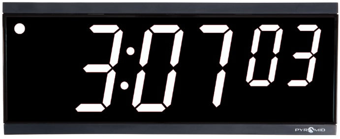 POE IP Network Digital Synchronized Clock – 6-Digit LED Display, 48V DC Time Sync Solution