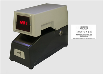Widmer T-LED-3 Electronic Time Date Stamp for Accurate Document Marking