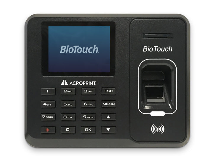 acroprint-biotouch-fingerprint-time-clock-no-monthly-fees-front