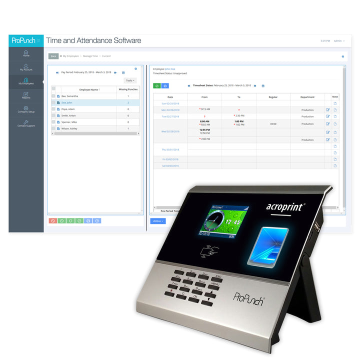 acroprint-propunch-biometric-time-clock-with-wi-fi-software-angled