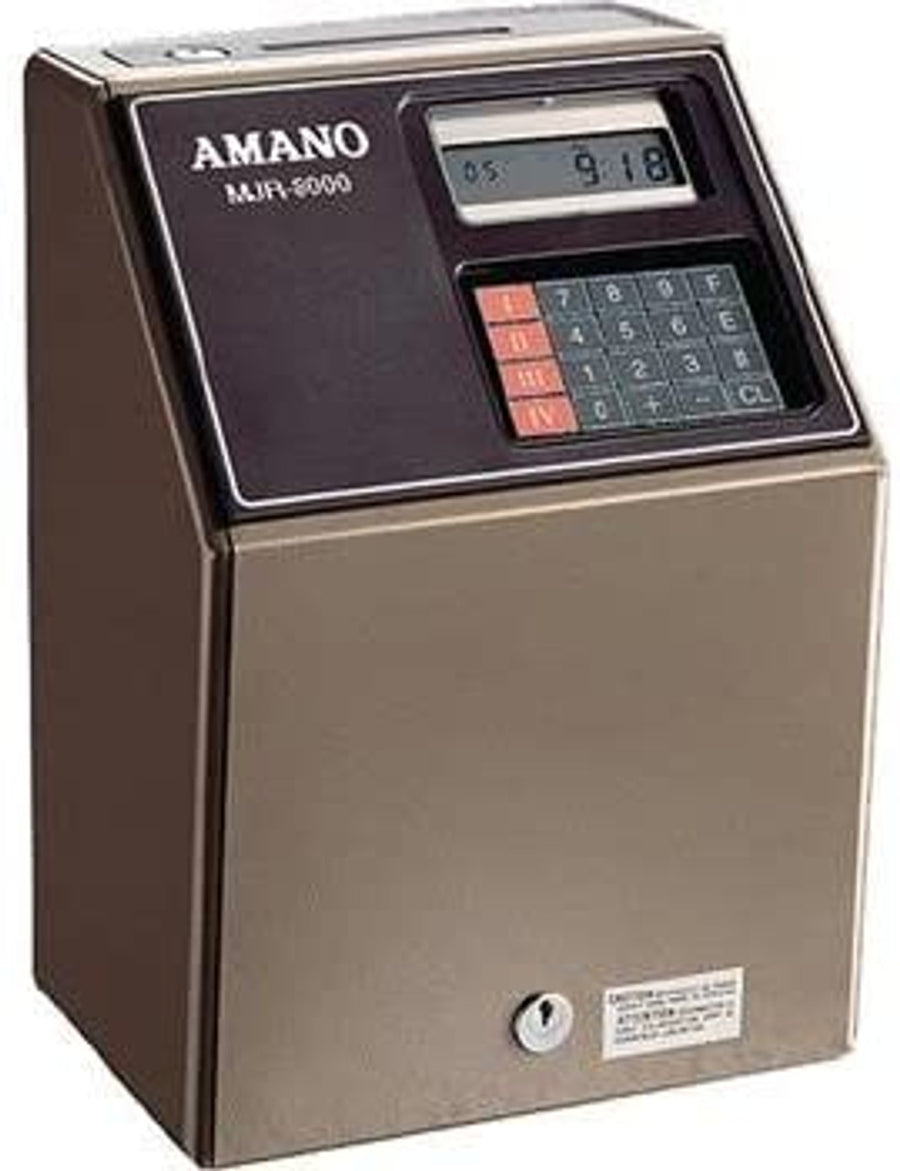 amano-mjr-8000n-electronic-time-clock-advanced-attendance-management-with-reliable-payroll-integration