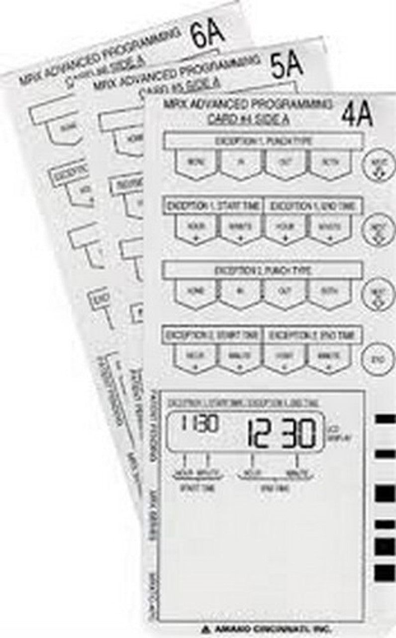 amano-mrx-35-advanced-programming-cards-simplify-time-clock-configuration