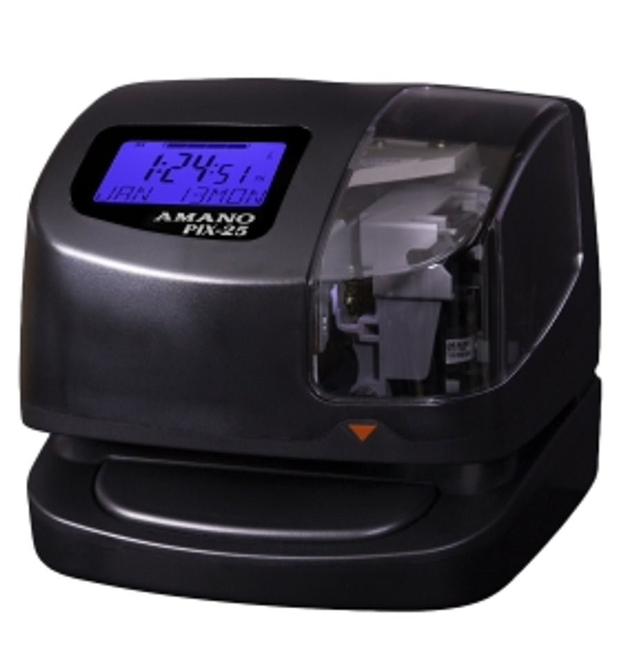 amano-pix-25-atomic-digital-time-clock-accurate-numbering-time-tracking-solution