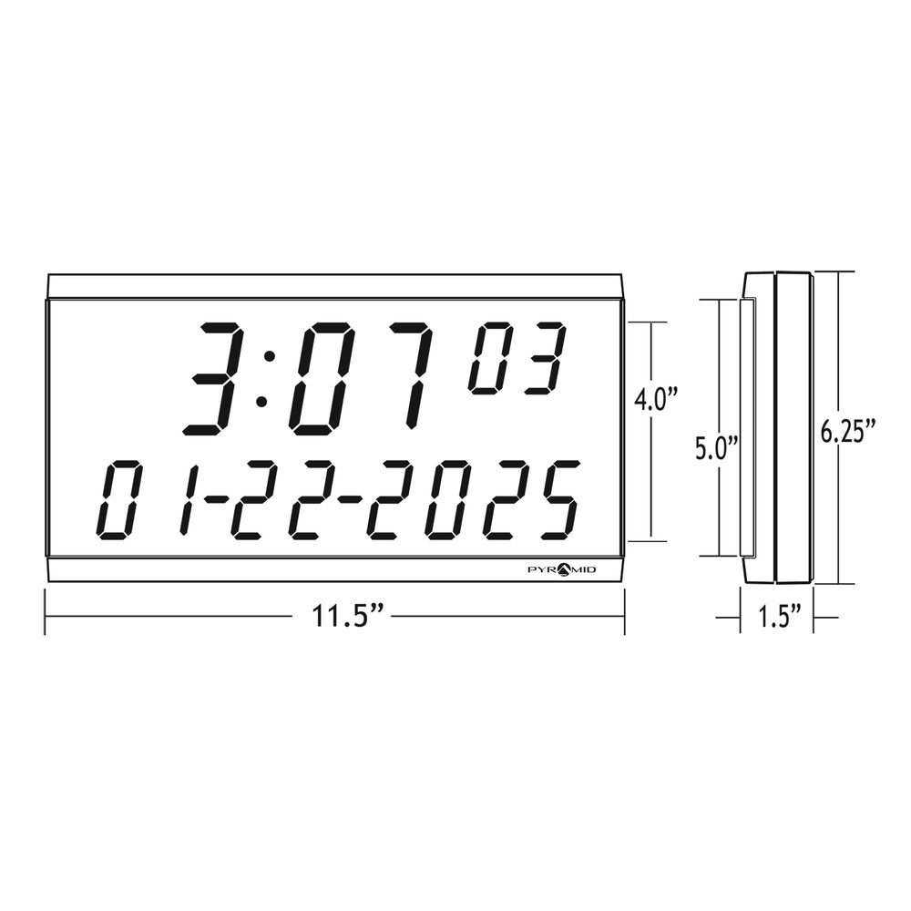 poe-ip-network-led-digital-clock-with-date-time-sync-display-Dimensions