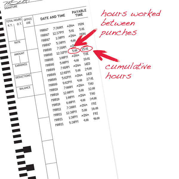 pyramid-4000-5000-time-clock-attendance-cards-100-pack-for-accurate-tracking-sample-print