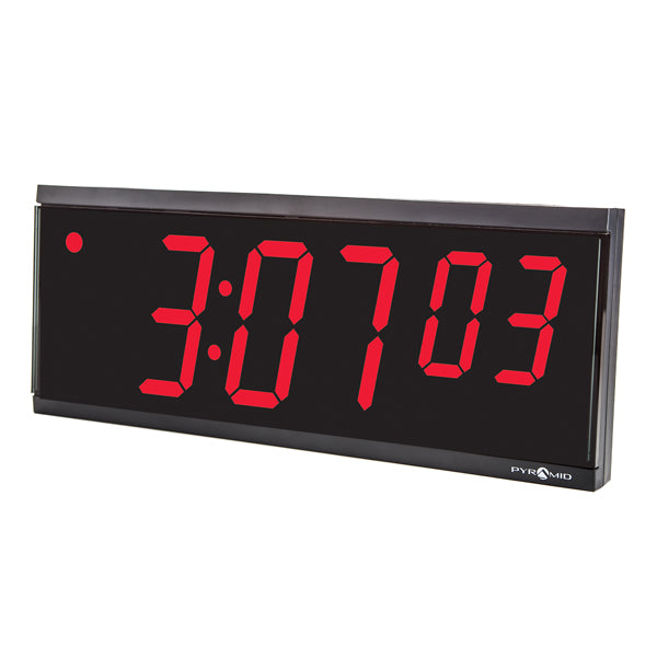 wireless-2-5-digital-sync-clock-915mhz-6-digit-red-led-display-120v-accurate-timekeeping-solution-left