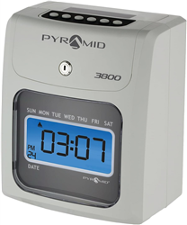 Pyramid 3800 Auto Totaling Time Clock